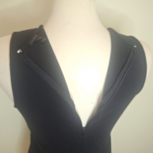 J. Crew Ponte Knit Peplum Crochet Detail Tank Black Size Small - Picture 8 of 10